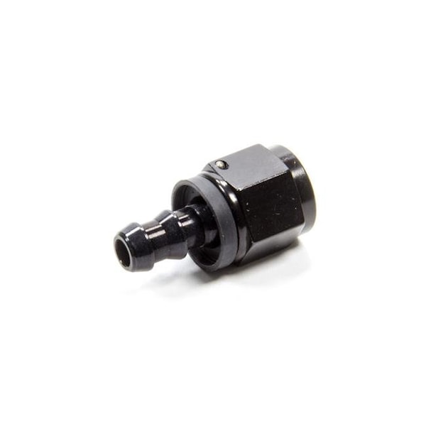 Fragola 200107-BL Push-Lock Straight -8 AN Female to -6 AN Hose End Reducer; Black FRG200107-BL - main